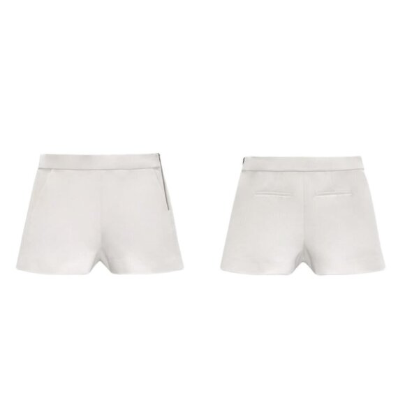 Zara Pants - ZARA HIGH WAISTED SHORTS ECRU | 4886/057 SIZE XS 14 Waist